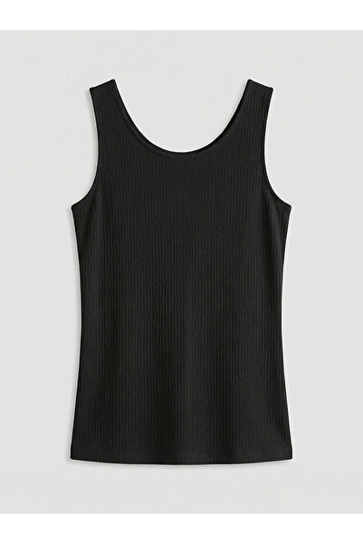 LC Waikiki Μαύρο γυναικείο εσώρουχο με λαιμόκοψη