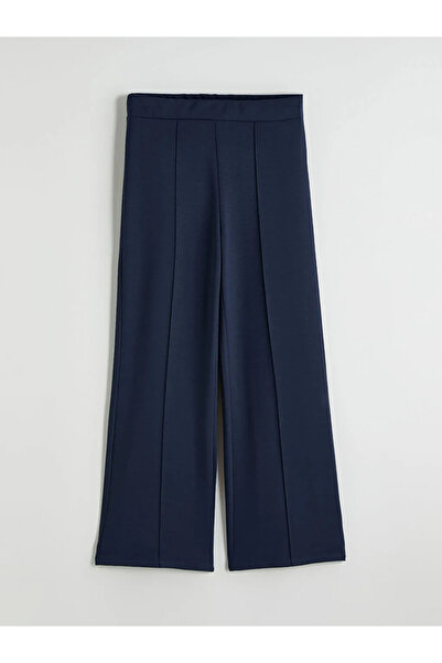 LC Waikiki Γυναικείο Φούτερ με ελαστική μέση μπλε Navy Blue