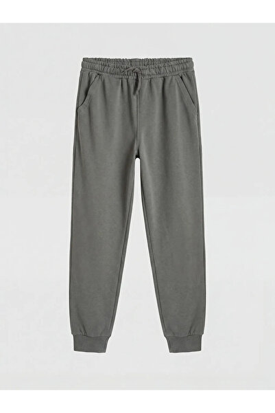 LC Waikiki Γκρι αγορίστικο παντελόνι φόρμας Παντελόνι jogger