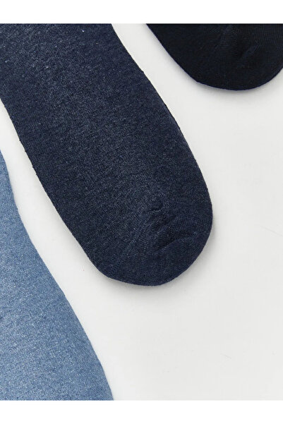 LC Waikiki Ανδρικές κάλτσες μποτάκια σε μπλε ναυτικό χρώμα, σετ 3 τεμαχίων