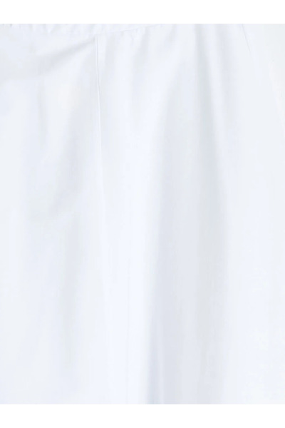 LC Waikiki Λευκή φούστα σε γραμμή Α με ελαστική μέση