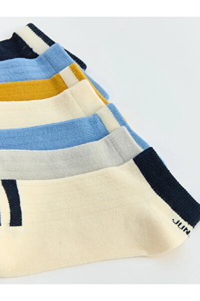 LC Waikiki Μικτές ριγέ κάλτσες για αγόρια, συσκευασία 7 τεμαχίων