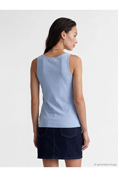 LC Waikiki Γυναικείο εσώρουχο μπλε U λαιμόκοψη