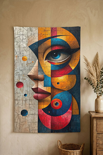 THEMODERNHANE Ύφασμα με μοντέρνο σχέδιο για τοίχο Αισθητική διακόσμηση κρεβατ...