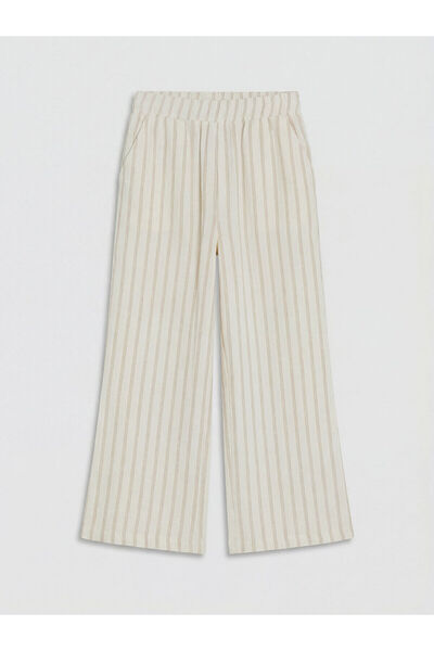 LC Waikiki Texx Store Quality Striped Girls' Capri Pants
