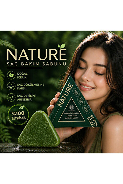 Nature Black Tea Seven Bitkisel Saç Bakım Sabunu