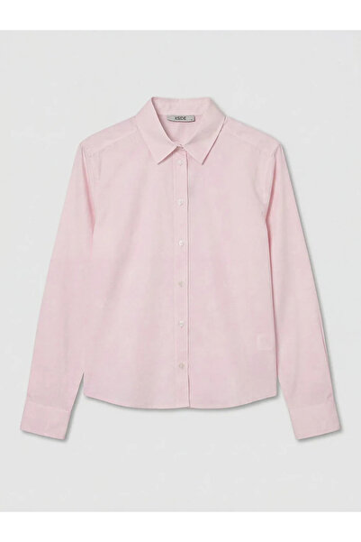 LC Waikiki Ροζ Γυναικείο Πουκάμισο από Ποπλίνα