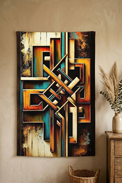 THEMODERNHANE Ύφασμα με μοντέρνο σχέδιο για τοίχο Αισθητική διακόσμηση κρεβατ...