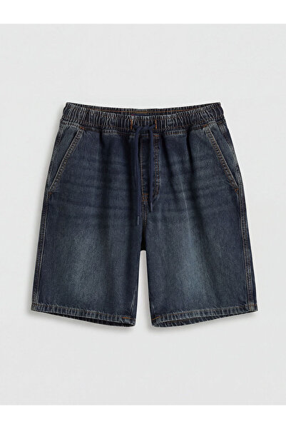 LC Waikiki Nevavm Comfortable Fit Men's Jean Shorts with Difference
