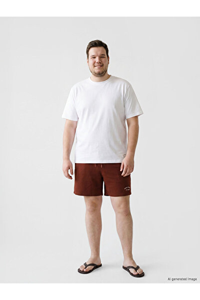 LC Waikiki Nevavm Short Length Men's Swim Shorts with Difference in Length