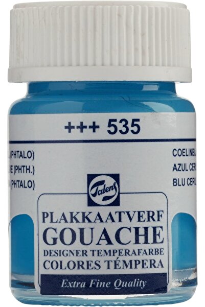 Talens Gouache Jar 16ml Guaj Boya Cer. Blue Phth. / 535