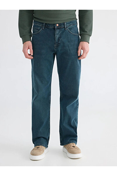 LC Waikiki Ανδρικό τζιν παντελόνι Green 790 Comfortable Fit