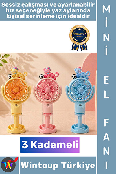 Wintoup #Vantilatör Seyahat Tipi Kompakt Taşınabilir Hafif Sessiz Çalışma Ev ...
