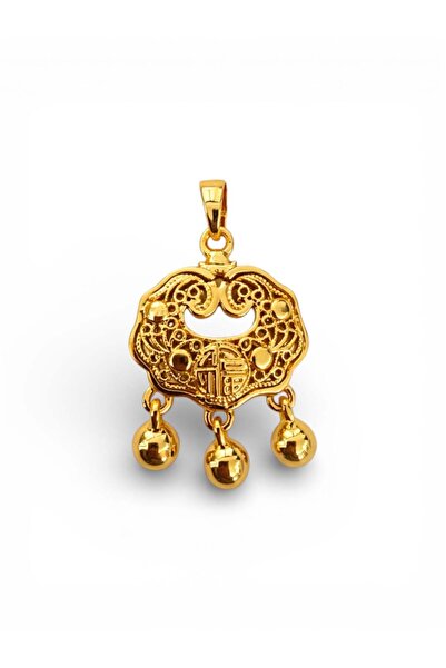 Swen Collection Sallantılı Top Desenli Çelik Charm