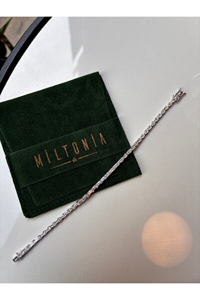 Miltonia "Linear" Baget 925s Gümüş Bileklik