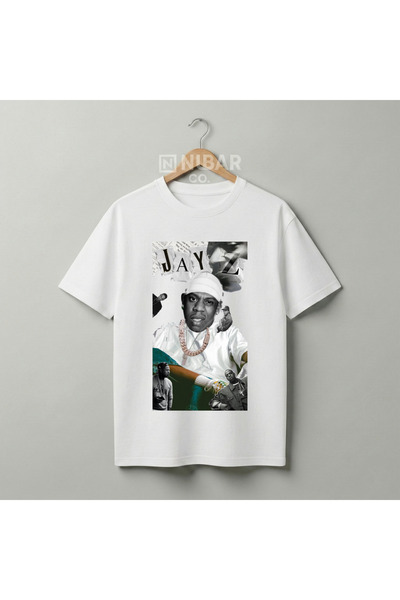 Grafftee Clothing تي شيرت جاي زي فينتاج راب من القطن الفاخر للجنسين