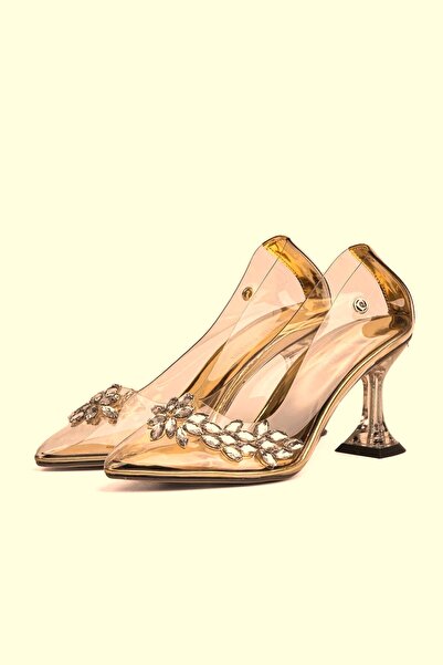 Pierre Cardin ® |   Pc-52039-3478 Μπρονζέ - Γυναικεία παπούτσια με τακούνι