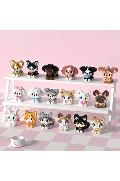 özgürce Kendin Yap 3D Mini Blok Set, Eğitici ve Eğlenceli Hediye Seçeneği