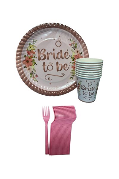 CAVAŞ sun hat Bride To Be - Set de 4 piese pentru 8 persoane Farfurii, Pahare...