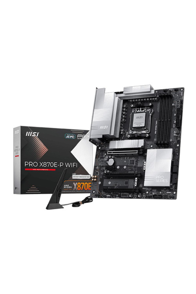 MSI PRO X870E-S EVO WIFI7 AM5 DDR5 8200+(OC)MHz Type-C ATX Gaming Anakart
