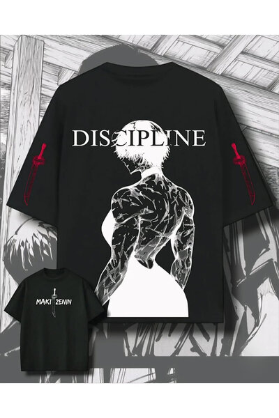 Le Savu Μπλουζάκι Jujutsu Kaisen με στάμπα, unisex, oversized