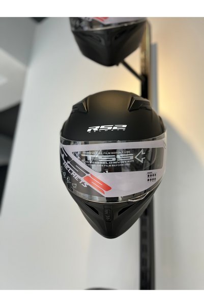 Bey motors RS2 ÇENE AÇILIR KASK MAT SİYAH