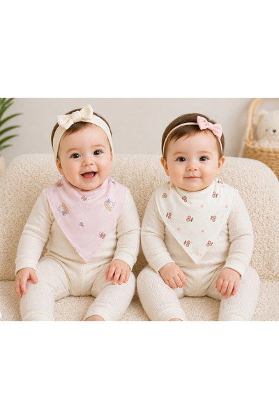 greenmoss Greenmoon Organic 100% Cotton 2-Piece Baby Collar/Bib