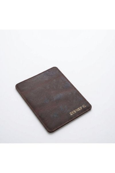 GALANDE Hakiki Deri Kişiselleştirilebilir Mouse Pad / İstediğiniz renkte deri ile hazırlanır
