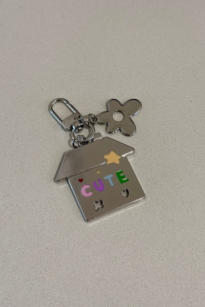 klovi Χαριτωμένο μεταλλικό μπρελόκ για το σπίτι