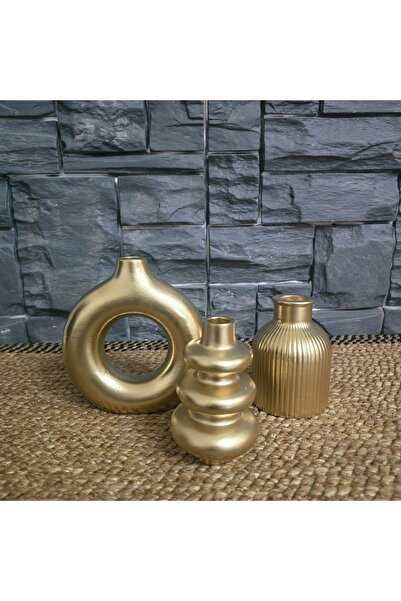 ERGİNCİ HOME 3lü İskandinav Tarzı Bohem Vazo 10 cm Hediyelik Pinterest Pampas...