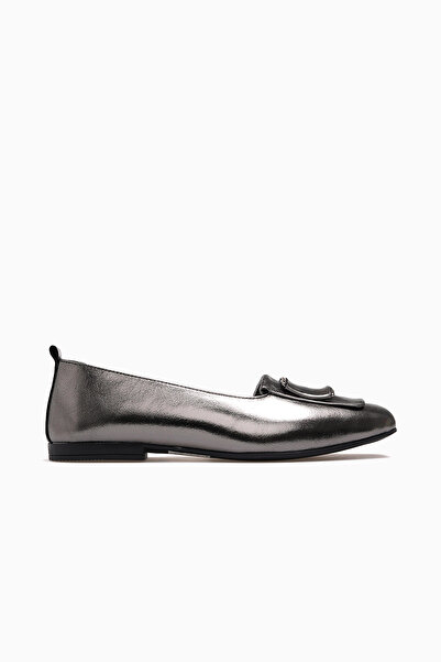 Venüs Women's leather daily ballet flat 26y 26510104y platinum