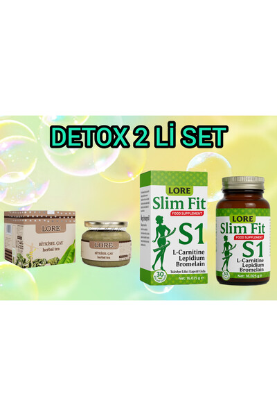 LORE LIFE LORE SLİM FİT S1 30KP VE HERBAL DETOX ÇAY