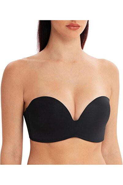 Other MELENECA Γυναικείο Σουτιέν Push-Up Χωρίς Τιράντες με Διαμορφωτική Εφαρμογή