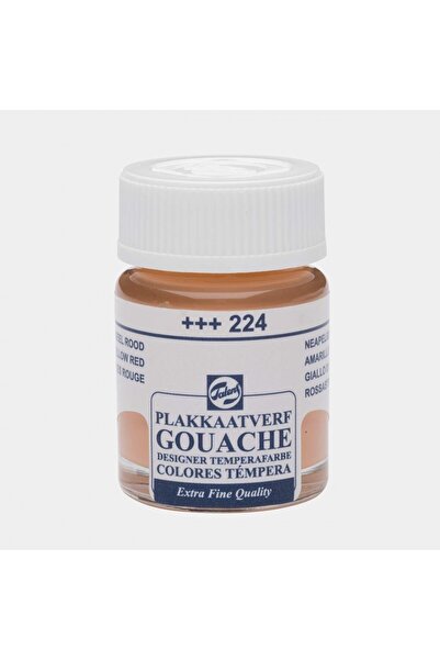 Talens Gouache Jar 16ml Guaj Boya Naples Yellow Red / 224