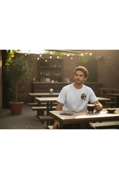 URBANTRENDSTORE Unisex Printed Casual Plain Basic Summer White Tshirt Oversiz...