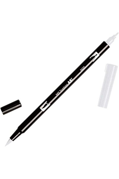 Tombow قلم فرشاة مزدوج 56645، N00 - خلاط عديم اللون، عبوة فردية تحتوي على فرش...