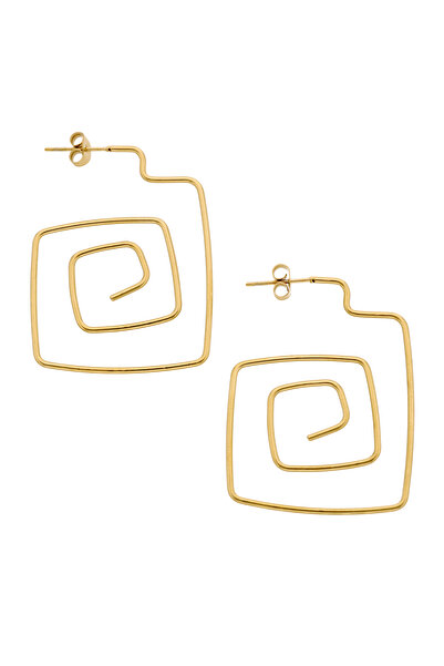 usha white label Σκουλαρίκια με κούμπωμα πεταλούδας