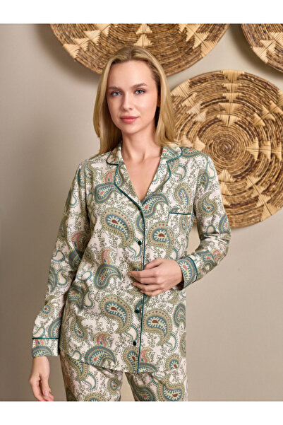 Marpiella OYSOFT Daria Soyut Desenli Kadın Pijama Takımı