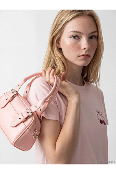 LC Waikiki Γυναικεία τσάντα ώμου Pink Leather Look