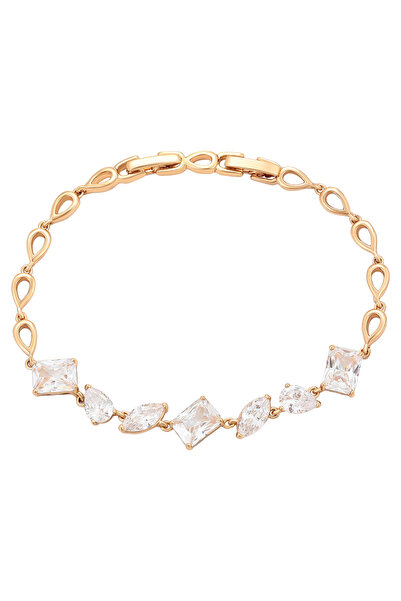 Faina Βραχιόλι με κρύσταλλα και συνδετικά στοιχεία