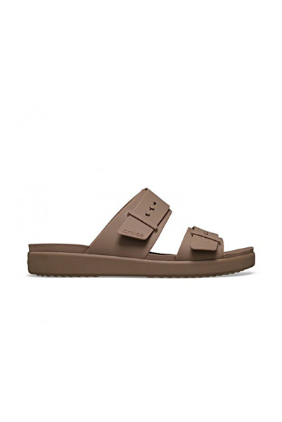Crocs Γυναικείες Παντόφλες Brooklyn Buckle Low Low 211215-2Q9Καφέ