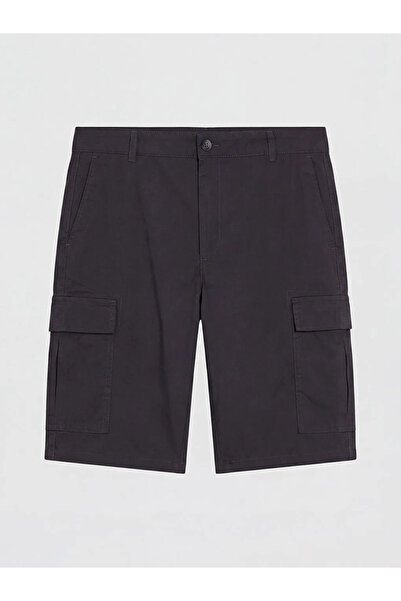 LC Waikiki Ανδρικό σορτς κάργκο σε χαλαρή γραμμή από ανθρακί ύφασμα