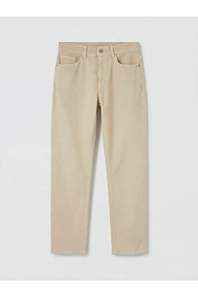 LC Waikiki Ανδρικό τζιν παντελόνι σε μπεζ χρώμα 779 με κανονική εφαρμογή