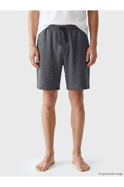 LC Waikiki Ανδρικό σορτς πιτζάμας σε στάνταρ γραμμή Navy Blue