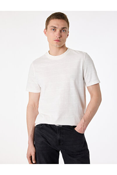 Koton Cotton Regular Fit Short Sleeve Crew Neck T-Shirt
