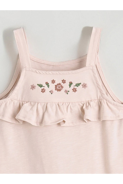 LC Waikiki Pink Floral Baby Girl Jumpsuit
