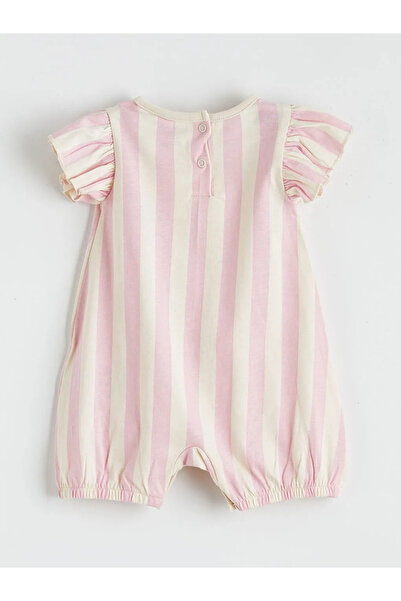 LC Waikiki Pembe Kız Bebek Minnie Mouse Baskılı 2'li Tulum