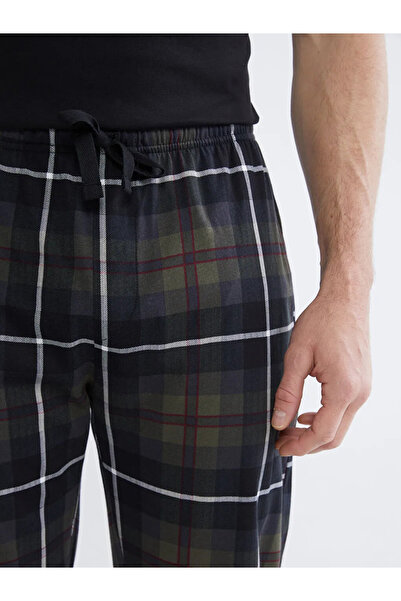 LC Waikiki Ανδρικό καρό πιτζάμα σε μπλε ναυτικό χρώμα, στάνταρ μέγεθος, σετ 2...