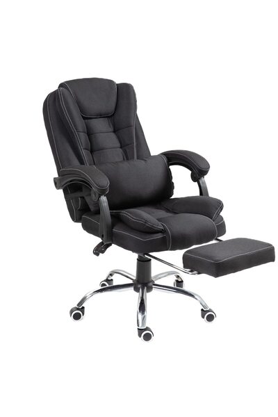 Mobplayers Μίνι Καρέκλα Γραφείου Brandon-Max, Μαύρο Υφασμάτινο, Λειτουργία  "...