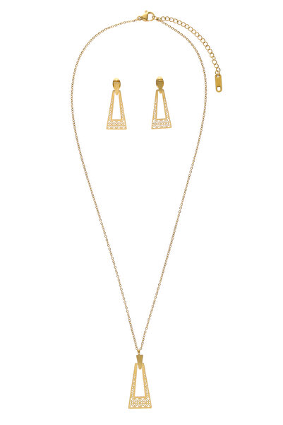 USHA Σετ κολιέ και ζευγάρι σκουλαρίκια